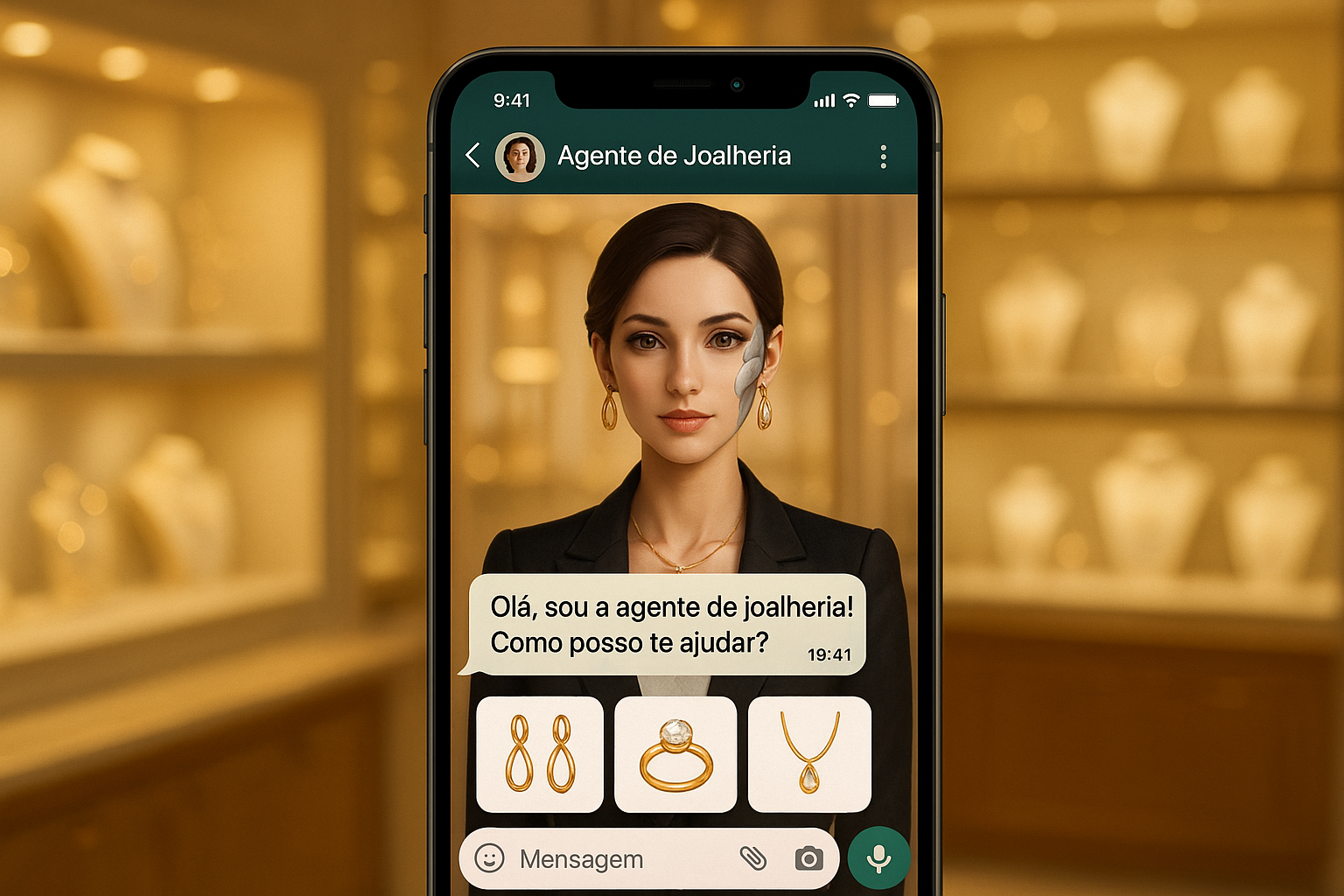 Agente de IA para Joalherias